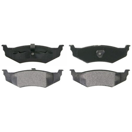 Wagner Brakes Semi-Met Disc Pad Set, Zx782 ZX782